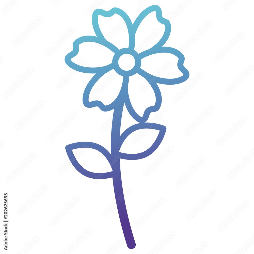 flowers and leafs decorative icon vector illustration design flowers and leafs decorative icon vector illustration design