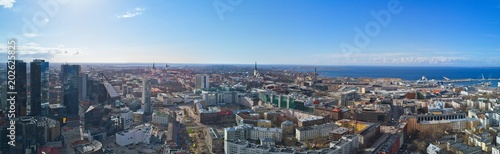 Wallpaper Mural Aerial view of City Tallinn Estonia Torontodigital.ca