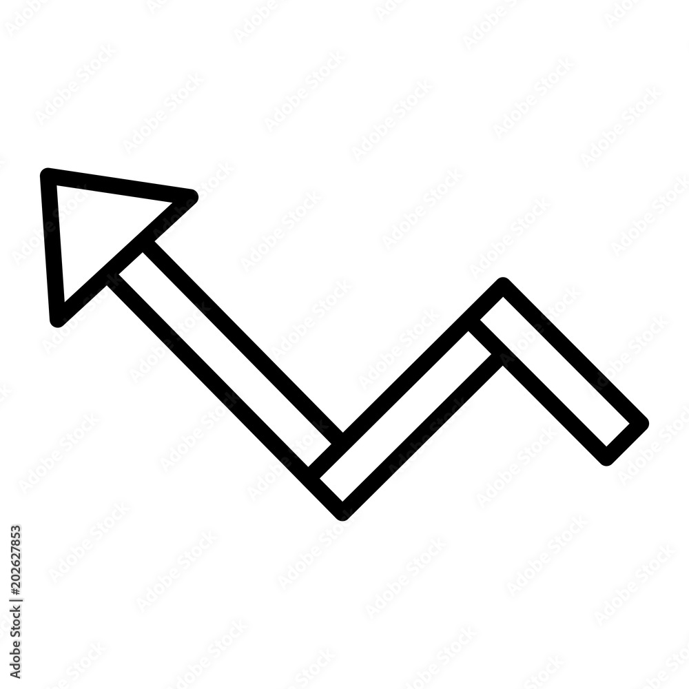business emblem with arrow vector illustration design business emblem with arrow vector illustration design