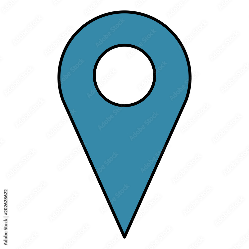 pin pointer location icon vector illustration design pin pointer location icon vector illustration design
