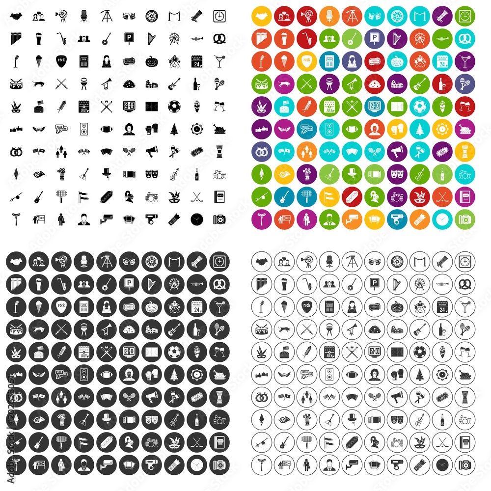 100 meeting icons set vector in 4 variant for any web design isolated on white 100 meeting icons set vector in 4 variant for any web design isolated on white