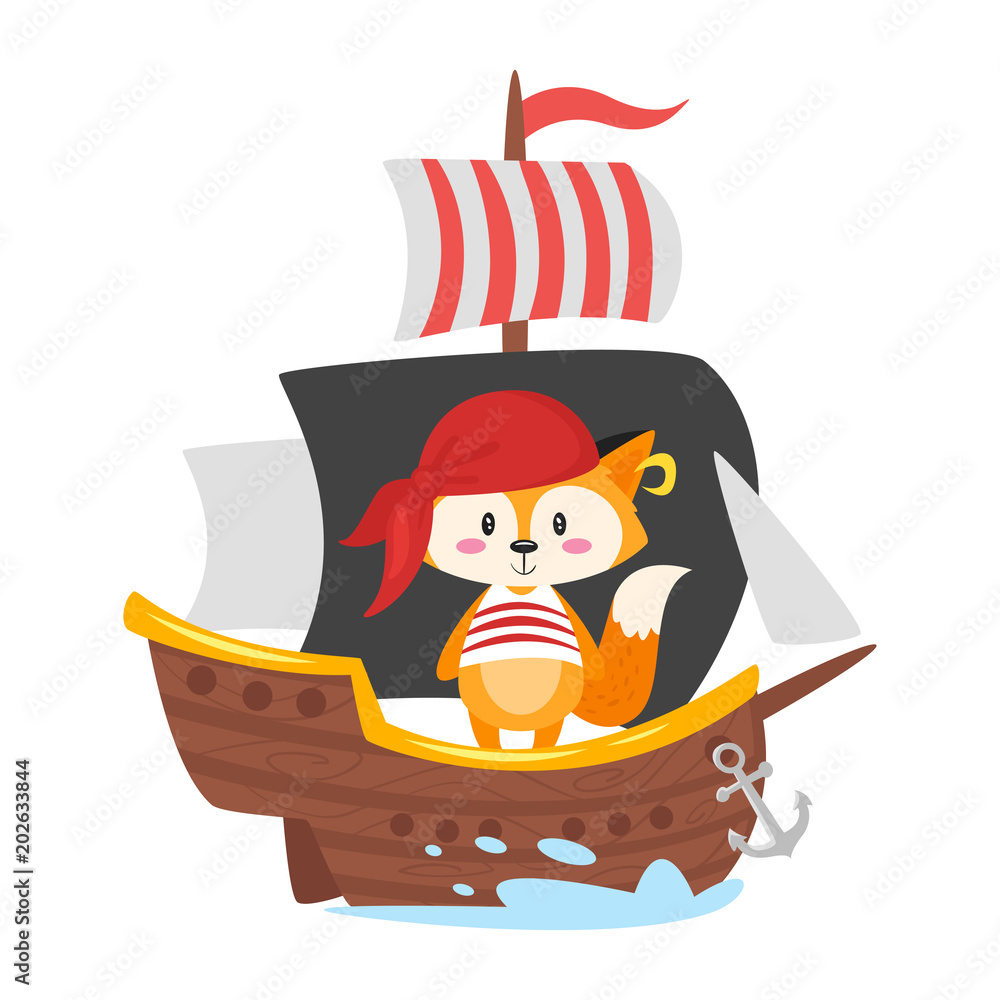 Fotografie character in pirate costume