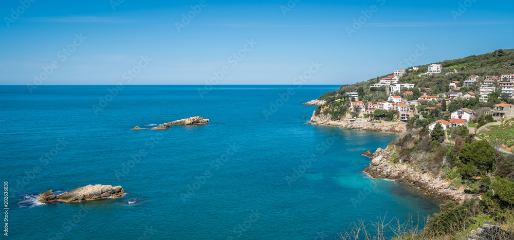 Beautiful coast of Adriatic sea