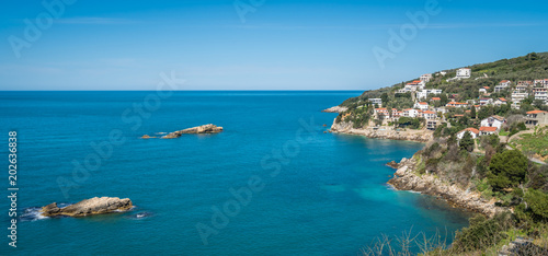 Beautiful coast of Adriatic sea