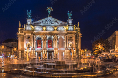 Lviv opera house photo