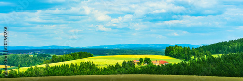 Summer fields in Germany.