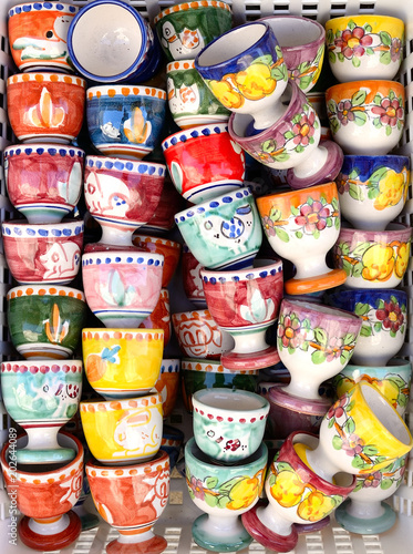 Painted coffee cups