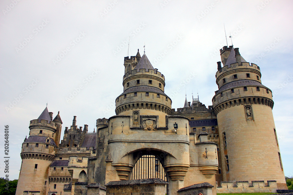 le château de pierrefonds dans l’Oise en Picardie