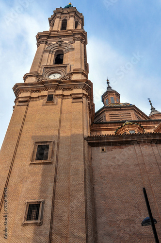 The Cathedral of the Savior or La Seo de Zaragoza is a Roman Catholic cathedral in Zaragoza, in Aragon, Spain photo