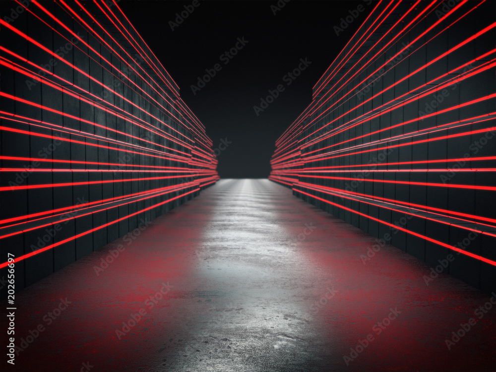 Fotografie Abstract structure,Product showcase background with light glow