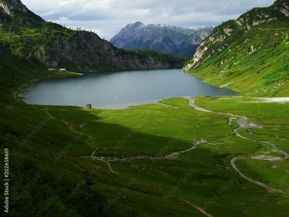 Φωτογραφία Der Tappenkarsee in den Niederen Tauern aufgenommen von der Tappenkarseehütte aus