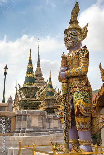 Wat Phra Kaew, Temple of the Emerald Buddha, Bangkok, Thailand © irisphoto1