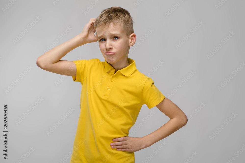 Teenage boy in T-shirt Teenage boy in T-shirt