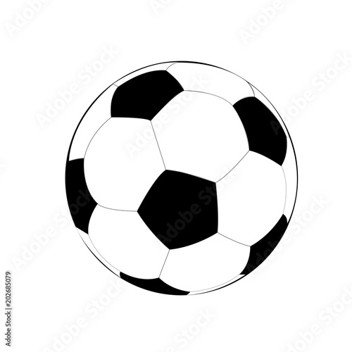 soccer ball vector icon for app and website