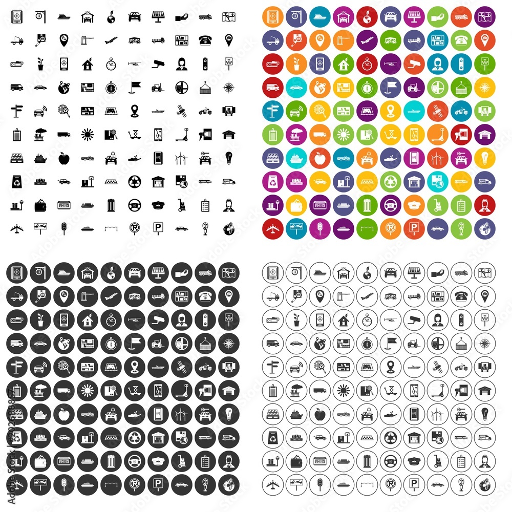 100 navigation icons set vector in 4 variant for any web design isolated on white 100 navigation icons set vector in 4 variant for any web design isolated on white