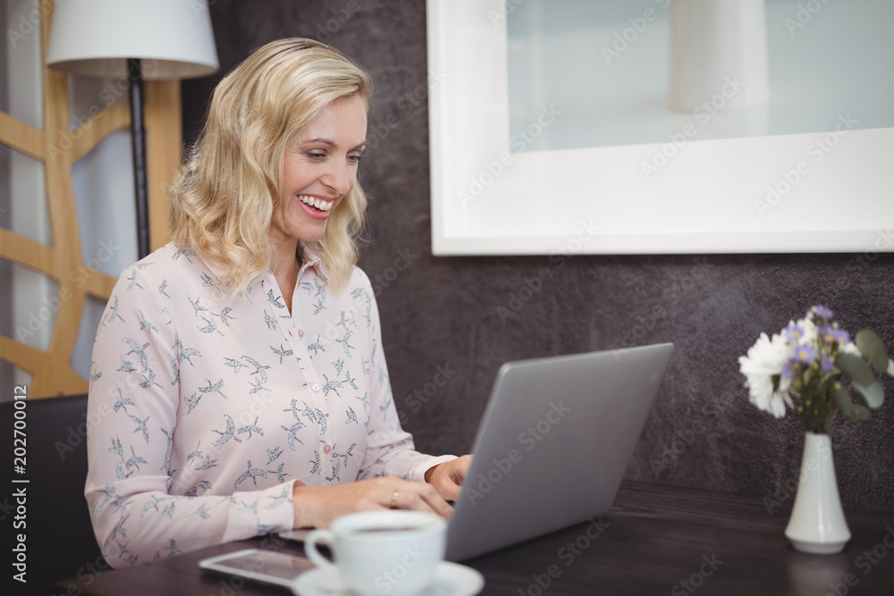 Beautiful woman using laptop Beautiful woman using laptop