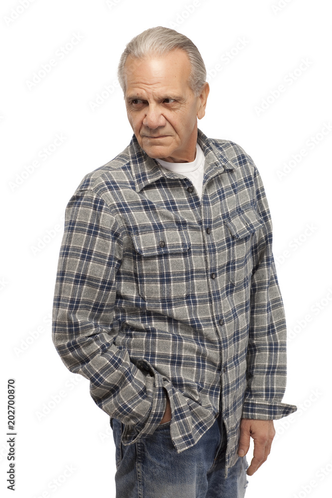 Senior man looking away Senior man looking away