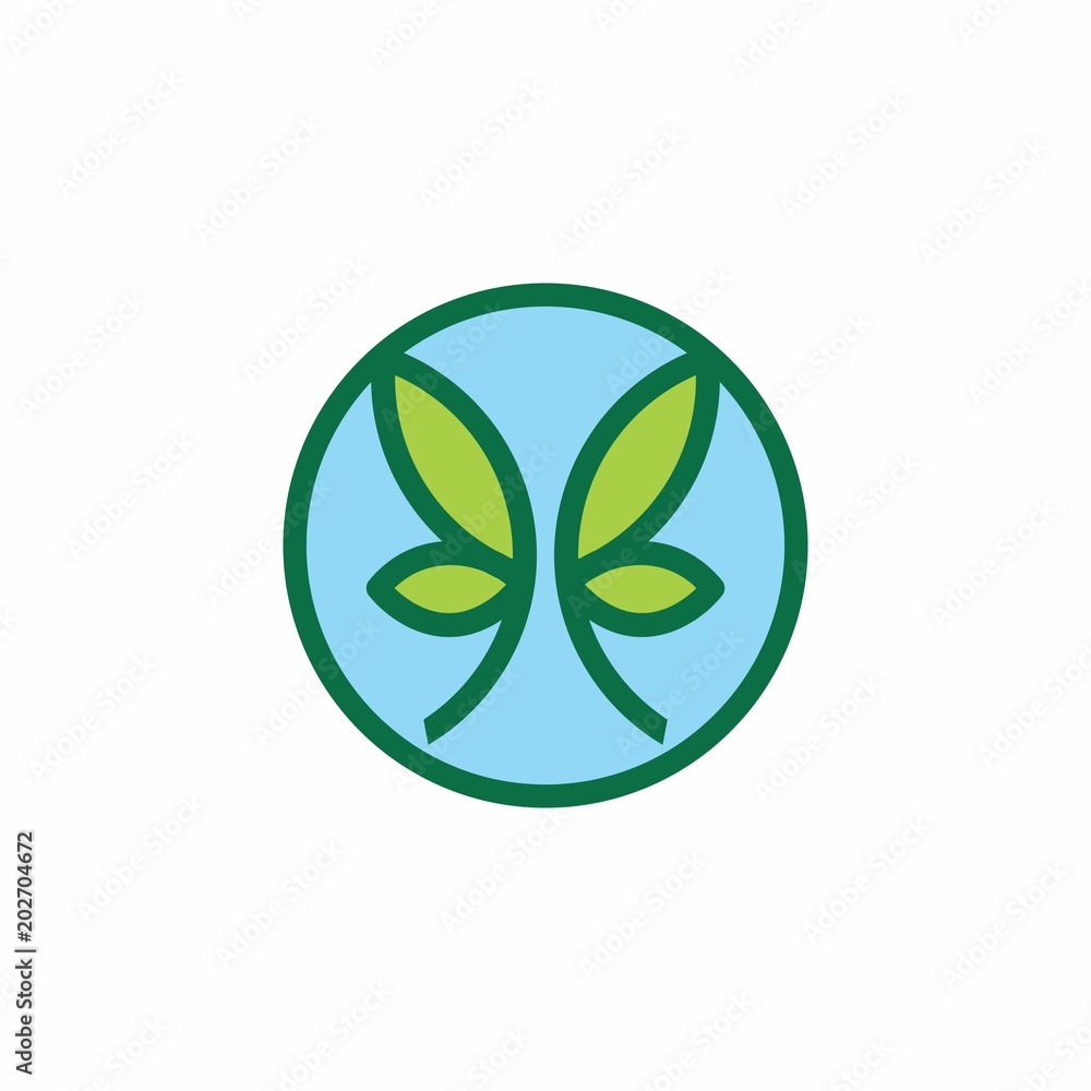 green logo design for plant, floral, environment, and healthy green logo design for plant, floral, environment, and healthy