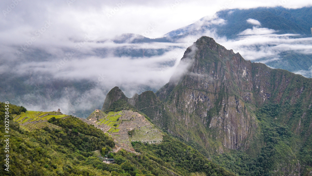 The lost city of Machu Picchu. Cuzco , Peru The lost city of Machu Picchu. Cuzco , Peru