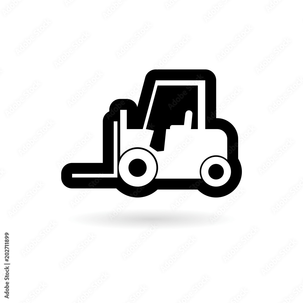 Forklift icon, Forklift truck Forklift icon, Forklift truck