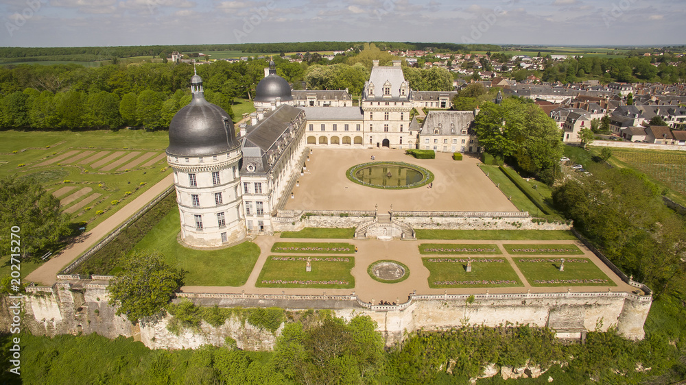 Εκτύπωση καμβά Castle of Valençay in Val de Loire, France