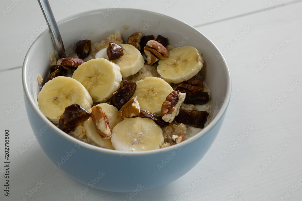 Fruit cereal in bowl Fruit cereal in bowl