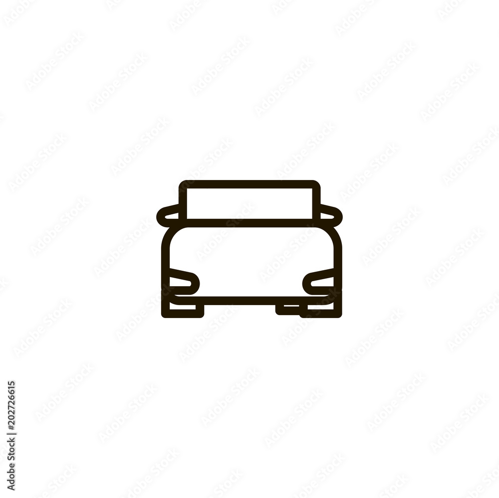 car icon. sign design