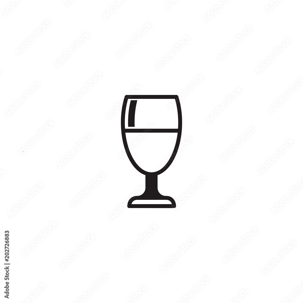 wine glass icon. sign design wine glass icon. sign design