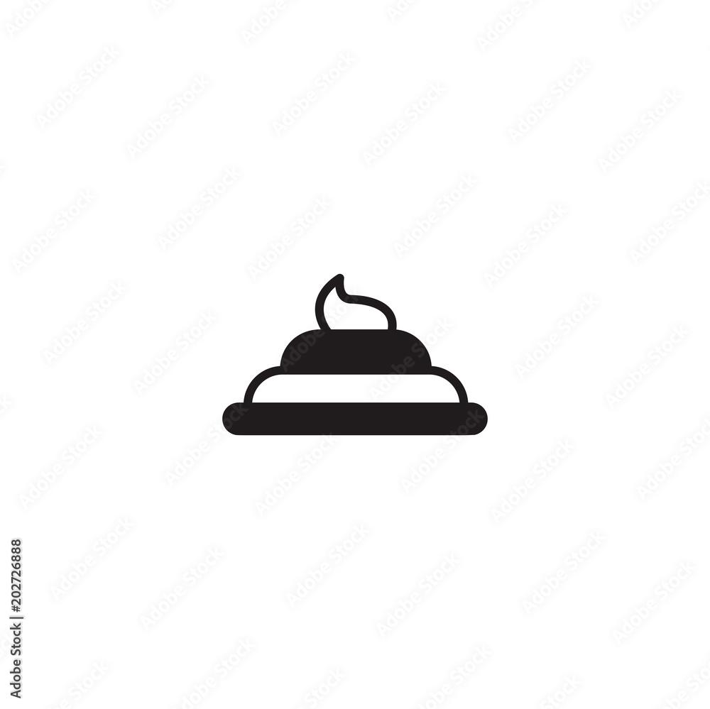 shit icon. sign design shit icon. sign design