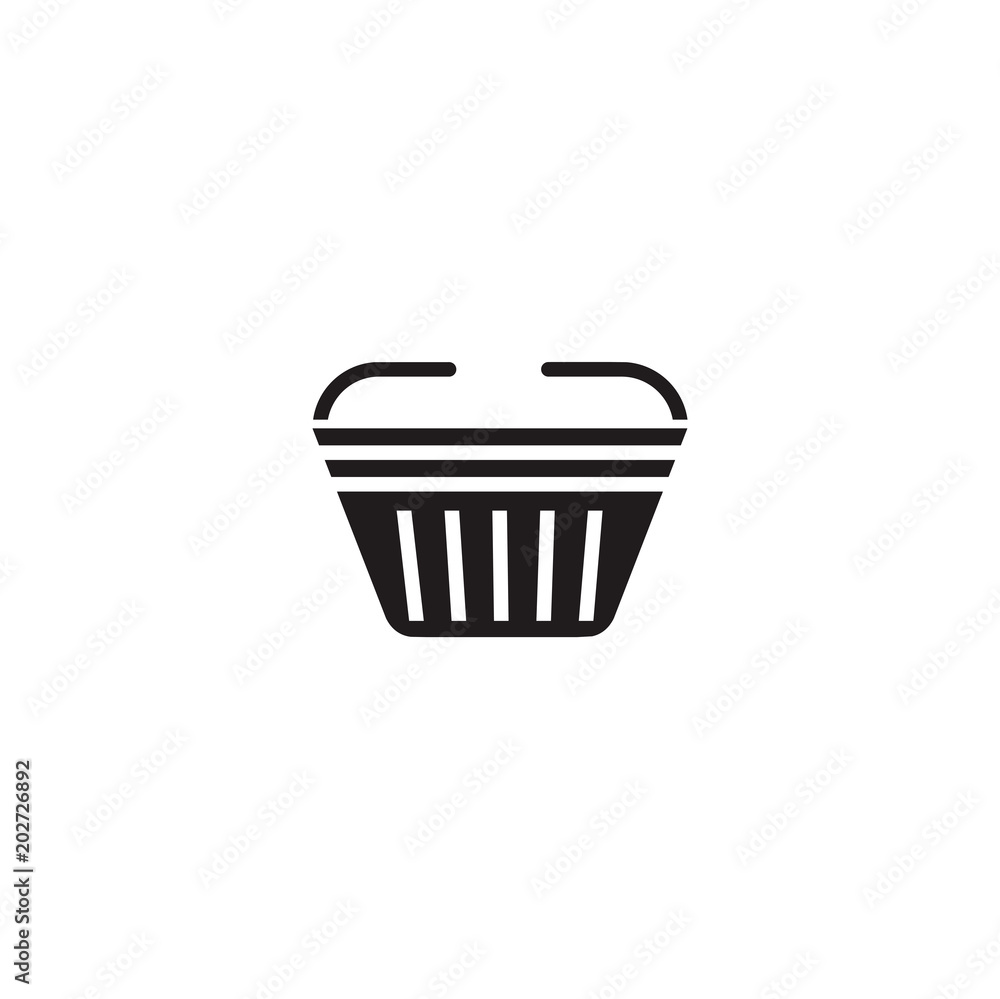 basket icon. sign design basket icon. sign design