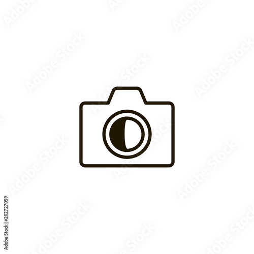 photo camera icon. sign design