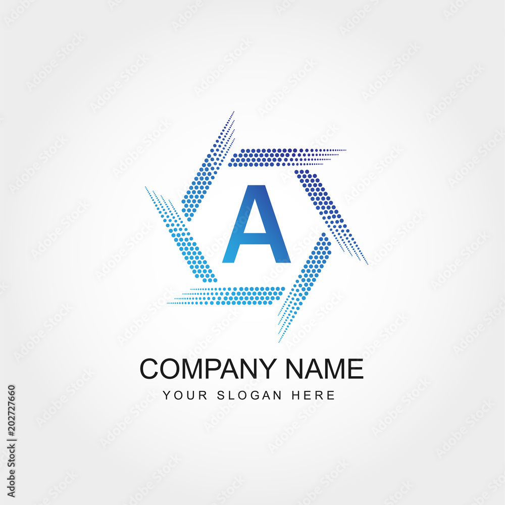 Letter A Logo Design