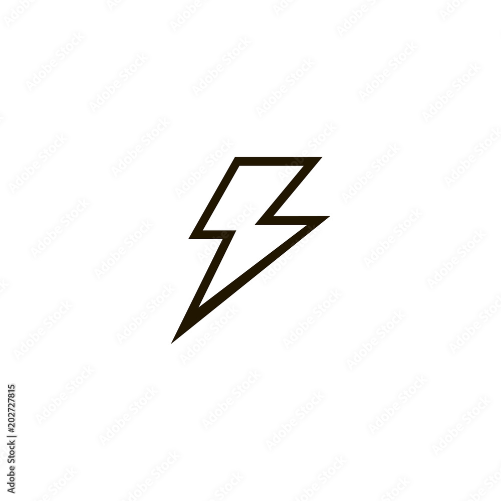 lightning icon. sign design lightning icon. sign design