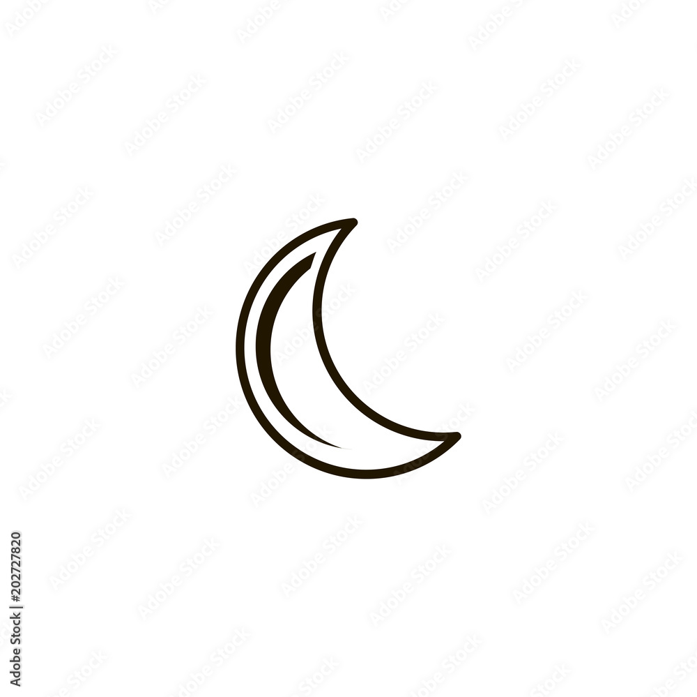 moon icon. sign design moon icon. sign design