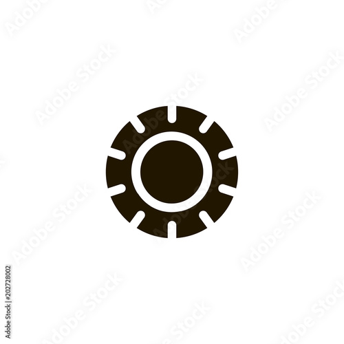 gear icon. sign design