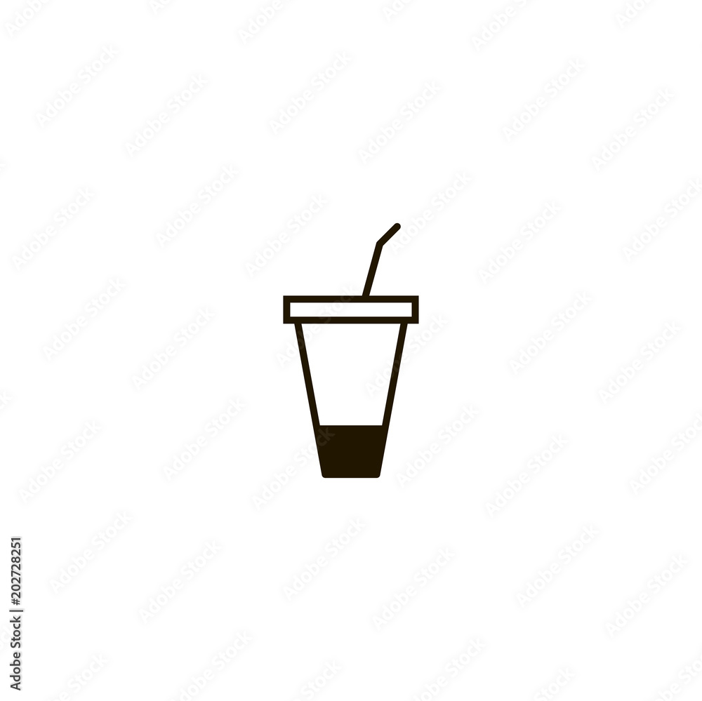 cocktail icon. sign design
