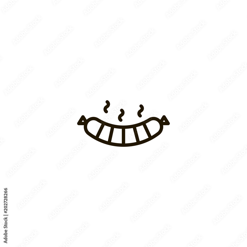 sausage icon. sign design sausage icon. sign design