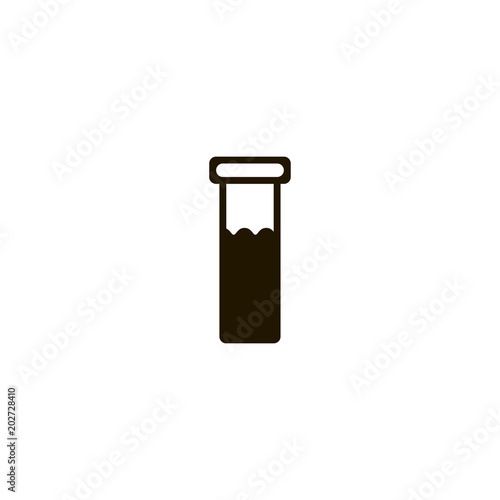 eyerlenmeyer flask icon. sign design photo