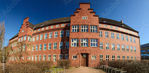 Historic hospital, listed as monument in Greifswald, Germany