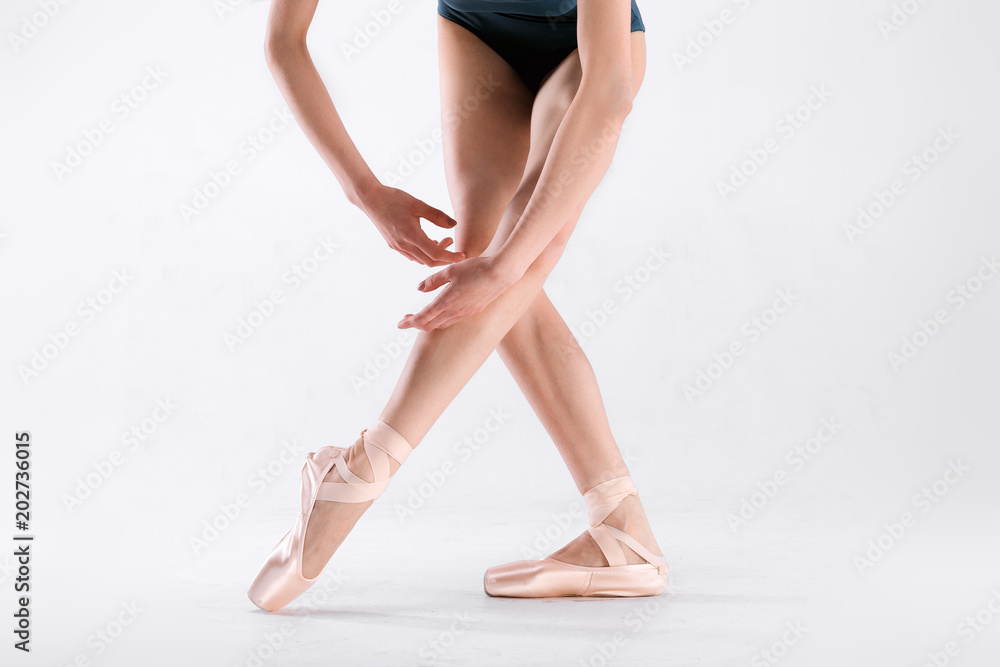 Fototapeta premium Ballerina on a white background
