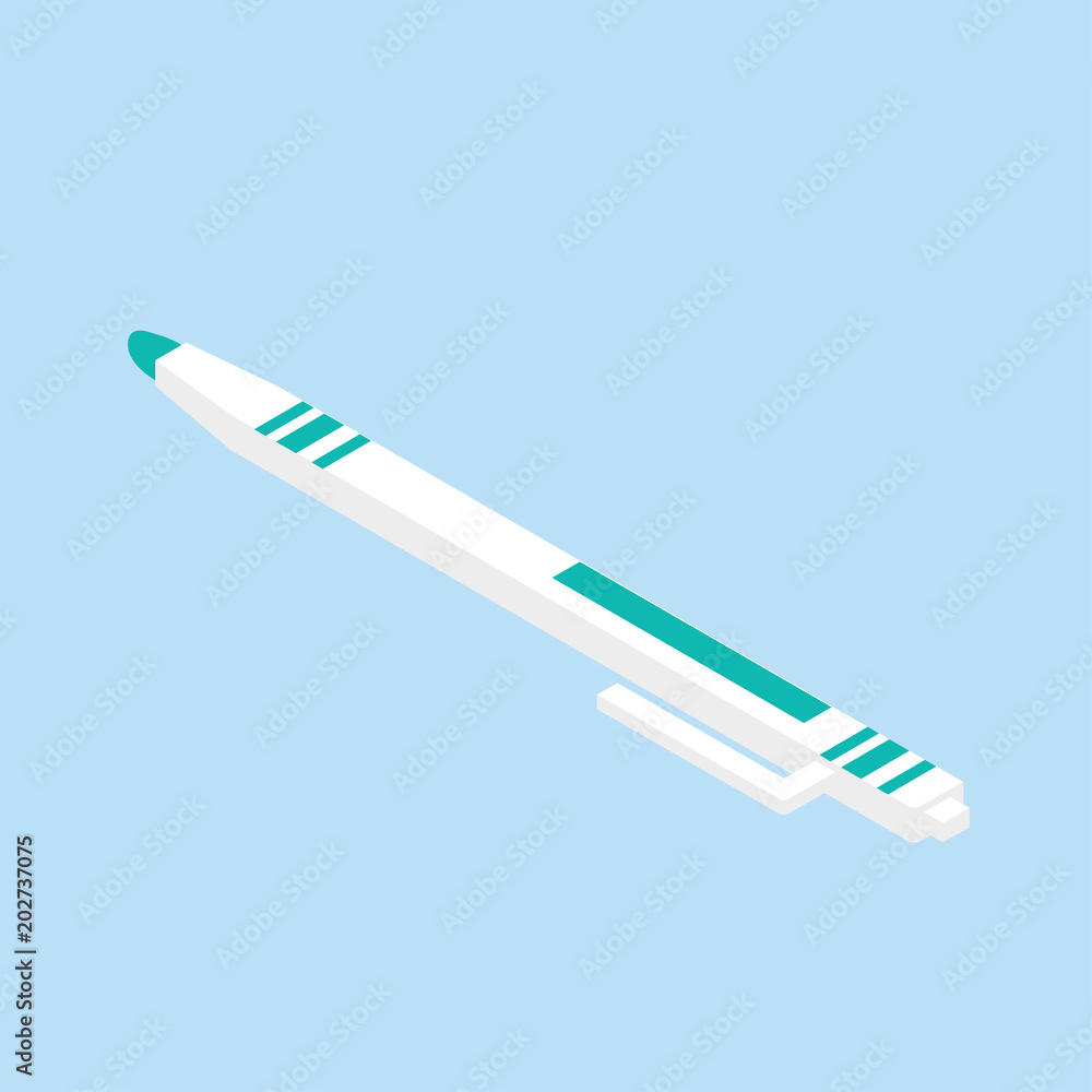 Isometric 3d school supplies Isometric 3d school supplies