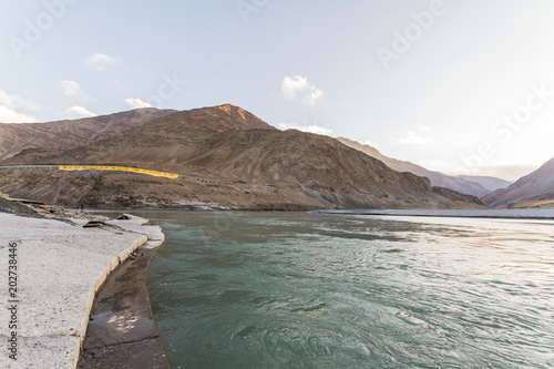 Confluence of the Indus and Zanskar Rivers: Sangam of 3 rivers