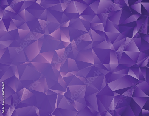 Vector low poly template. Creative abstract illustration with gradient. Triangular pattern for your business design.