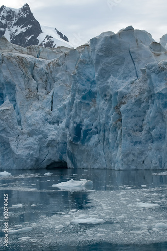 Drygalski Fjord South Georgia Islands, terminus of glacier 