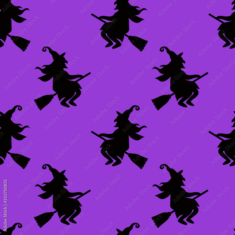 Abstract seamless halloween pattern for girls or boys. Creative vector background with cat, whitch, halloween. Funny pattern for textile and fabric. Fashion halloween style. Colorful bright picture Abstract seamless halloween pattern for girls or boys. Creative vector background with cat, whitch, halloween. Funny pattern for textile and fabric. Fashion halloween style. Colorful bright picture