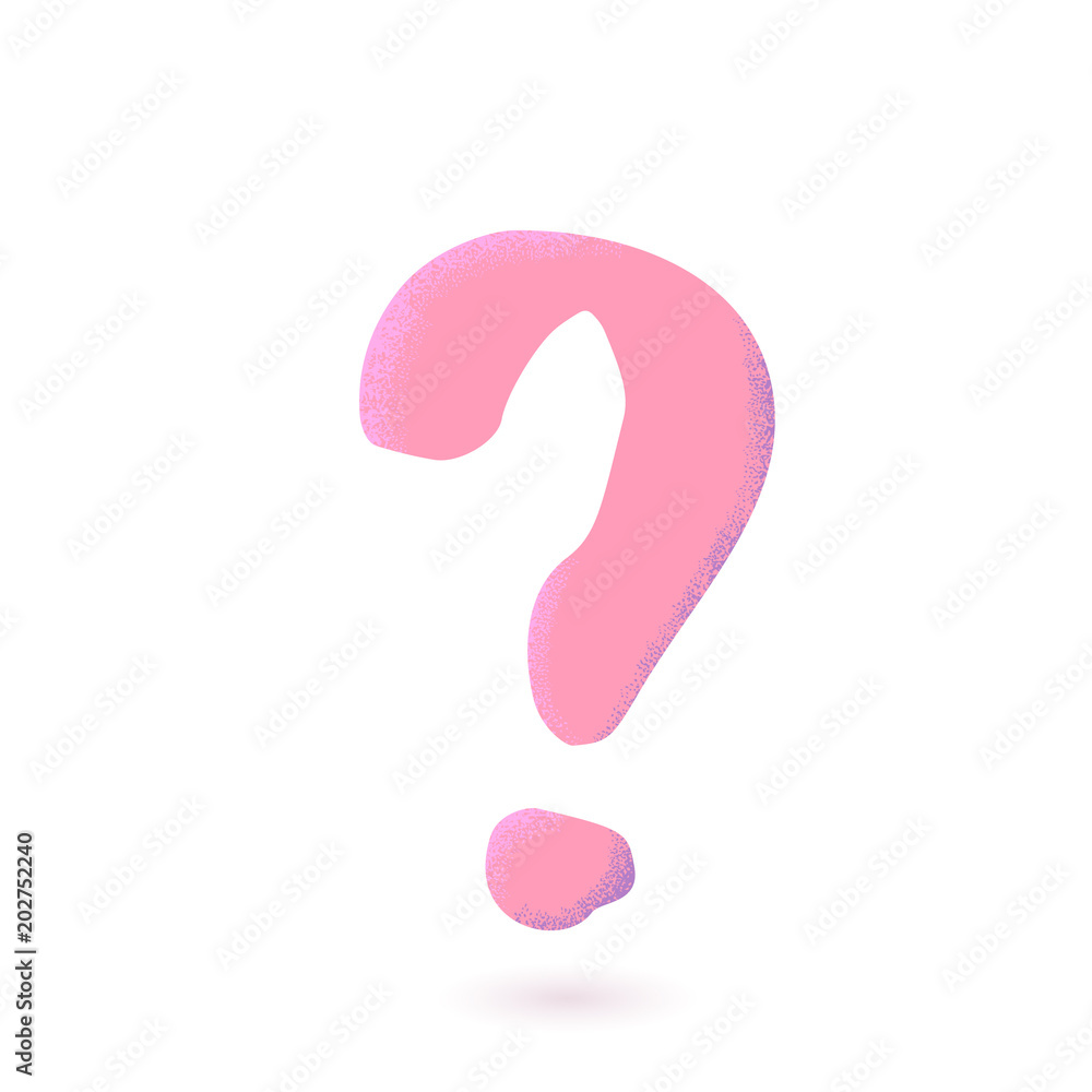 Question mark sign with grainy texture. Vector illustration. Question mark sign with grainy texture. Vector illustration.