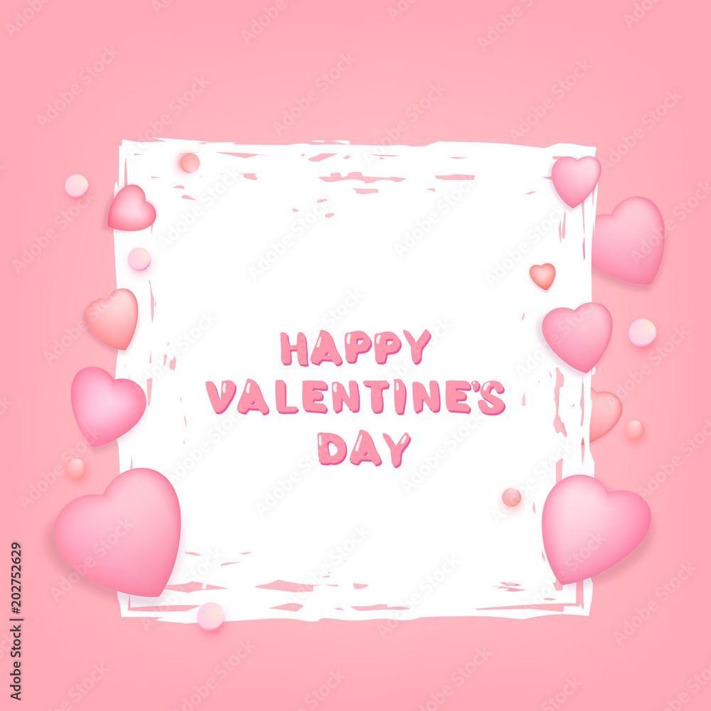 Happy Valentines Day Sale. Vector illustration. Happy Valentines Day Sale. Vector illustration.
