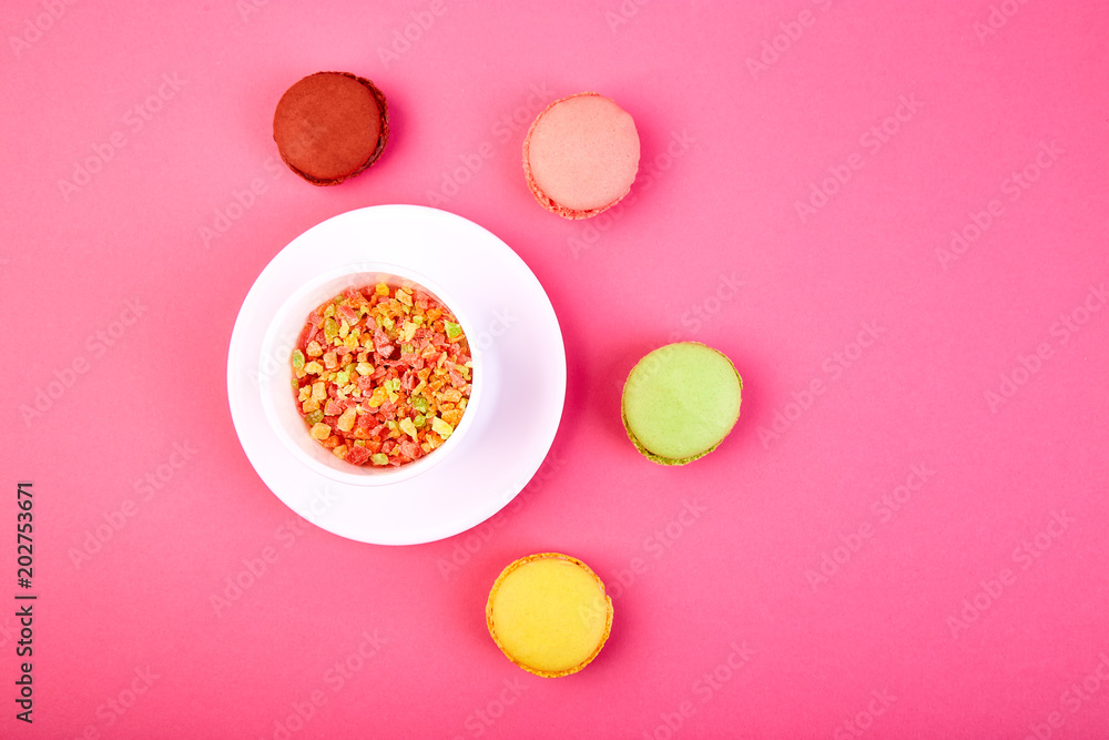 Sweet Dessert Macaron or macaroon Sweet Dessert Macaron or macaroon