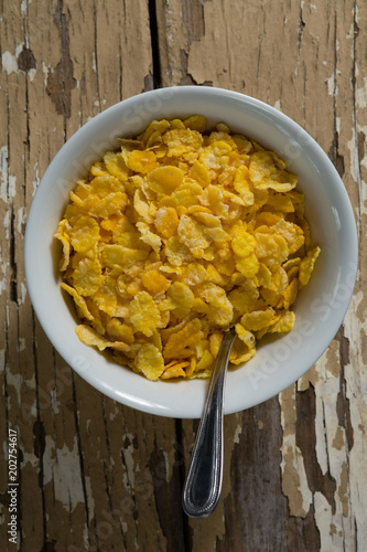 Bowl of wheaties cereal  photo