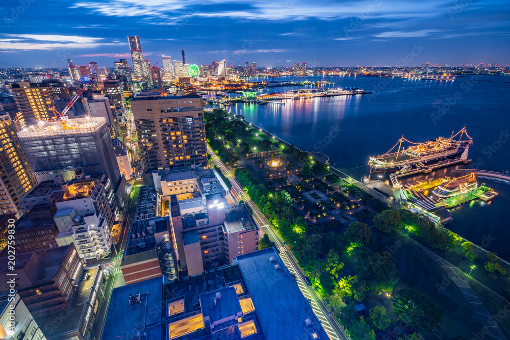 Obraz premium 横浜の夜景